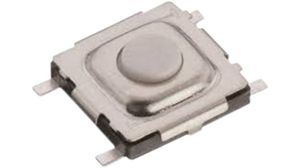 Tact Switch with ground terminal, 1NO, 2.55N, 5 x 5mm, WS-TASV